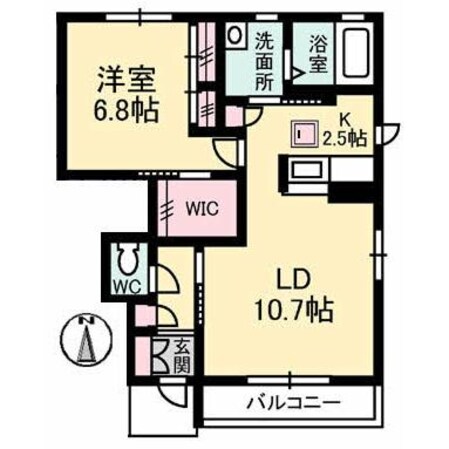 シャーメゾン黒石の物件間取画像